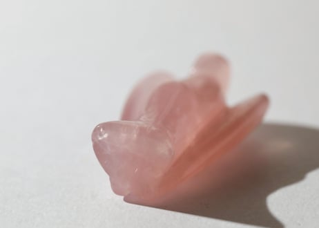 【悟りのシッディ入り】ローズクォーツ 天使