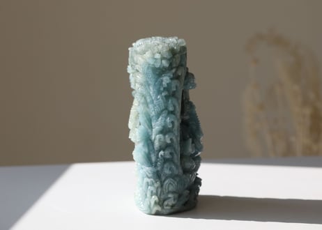 【大いなる静けさ】アクアマリン 両面ガネーシャ