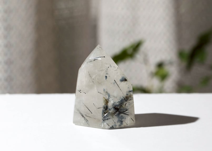 Breakthrough】ブラックトリマリンインクォーツ ポイント | Y.S.Y24