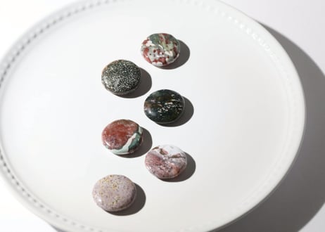 【海の神と繋がる】オーシャンジャスパー おはじき（6個セット）