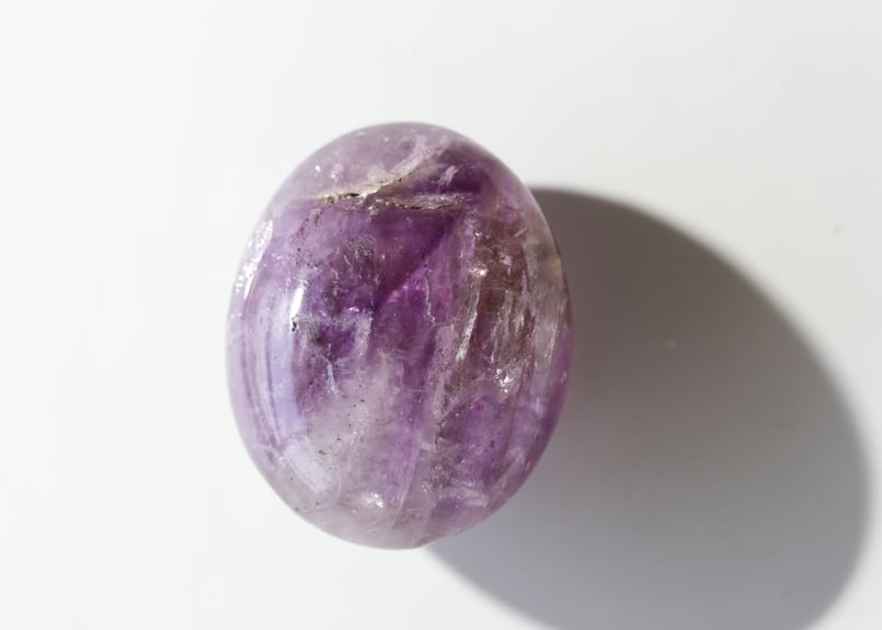 寄り添う】アメジスト 握り石 | Y.S.Y24