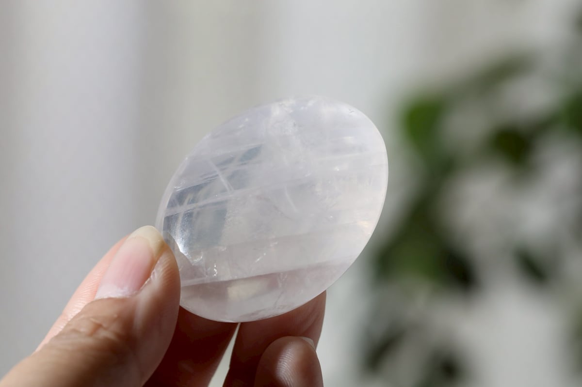 優しい癒し】ジラソルクォーツ 握り石 | Y.S.Y24