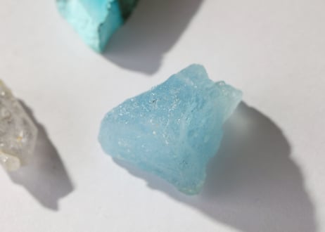 【純粋な私を感じる】アクアマリン、マラカイトクリソコラ、クリアクォーツ ダブルターミネーテッドの浄化セット