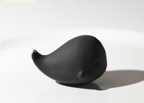 【あなたの守り神】ブラックオブシディアン くじら