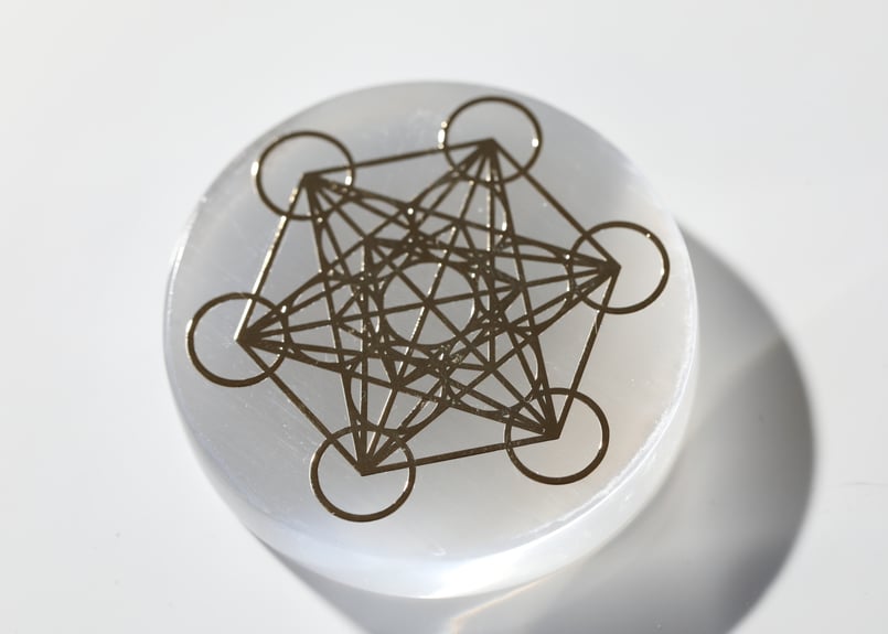 魔法発動】メタトロンキューブ セレナイトプレート | Y.S.Y24