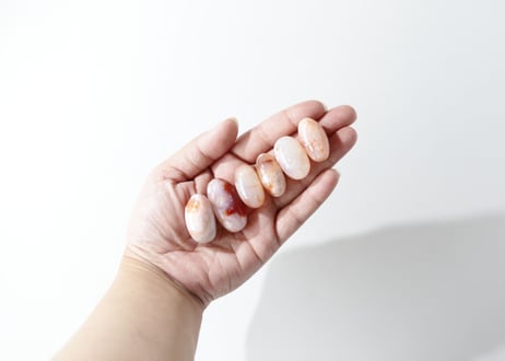【可愛いカクテル】チェリーブロッサムアゲート タンブル（6個セット）