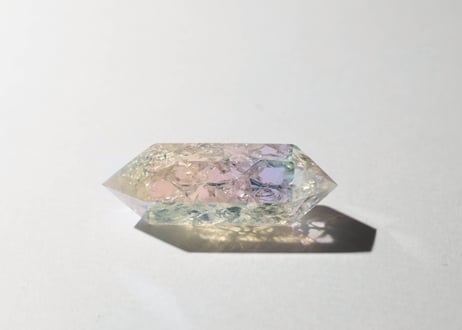 大技封入❣️【Over the rainbow(願いの実現)】エンジェルオーラ クラッククォーツ ダブルターミネーテッド ※イベントクーポン使用不可