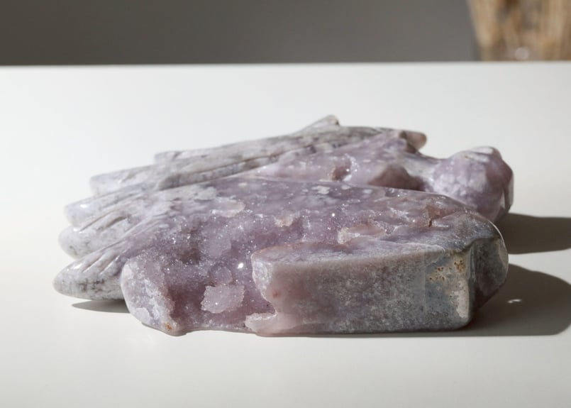 光を表現する】ハイクオリティ ドゥルジーピンクアメジスト ユニコーン