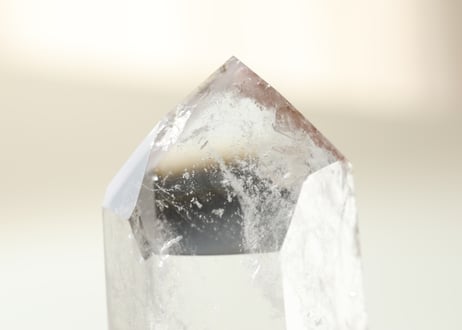 【HOLISTIC VISION ホリスティックビジョン（高次元からの情報 冷静さ・直観力）シジル封入 オリジナルカード付き❣️】虹入り レムリアンクォーツ ポイント ※イベントクーポン使用不可