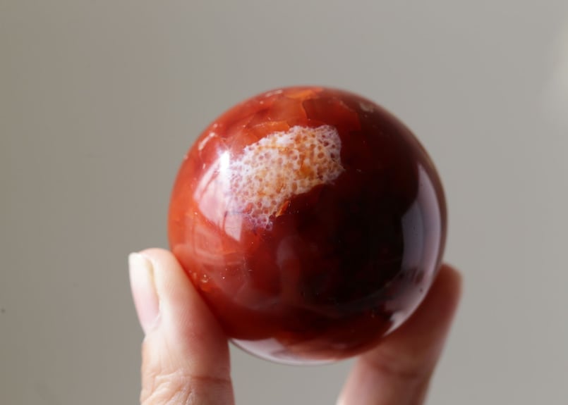 燃える】カーネリアン スフィア | Y.S.Y24