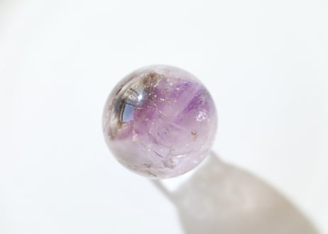 【あなたはonly one】虹入りトリコロール 水晶 スフィア