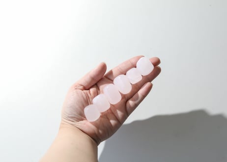 【ハートを溶かして】ピンクカルサイト（6個セット）