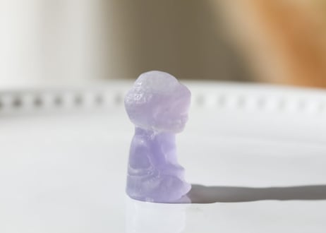 【カルマ解放のシッティ入り】フローライト ミニブッダ