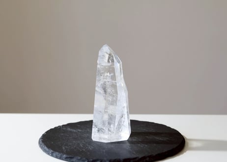 【CRYSTAL PATH クリスタルパス（魔法使いになる）シジル封入 オリジナルカード付き❣️】ハイクオリティ 虹入り レムリアンクォーツ ポイント レムリアンリッジ入り ※イベントクーポン使用不可