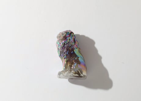 【HEALING ヒーリング（感謝・喜び・ゆるし・慈愛）シジル封入 オリジナルカード付き❣️】エンジェルオーラ スモーキーアメジスト ライオン ※イベントクーポン使用不可