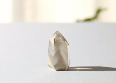 【CONNECTION つながり（必要なものすべてと繋がる）シジル封入 オリジナルカード付き❣️】ホワイトファントムガーデンクォーツ ポイント ※イベントクーポン使用不可