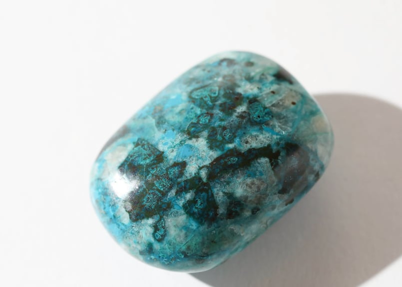 エドワード淺井さんによる技入り❣️【金運上昇】クリソコラ 握り石