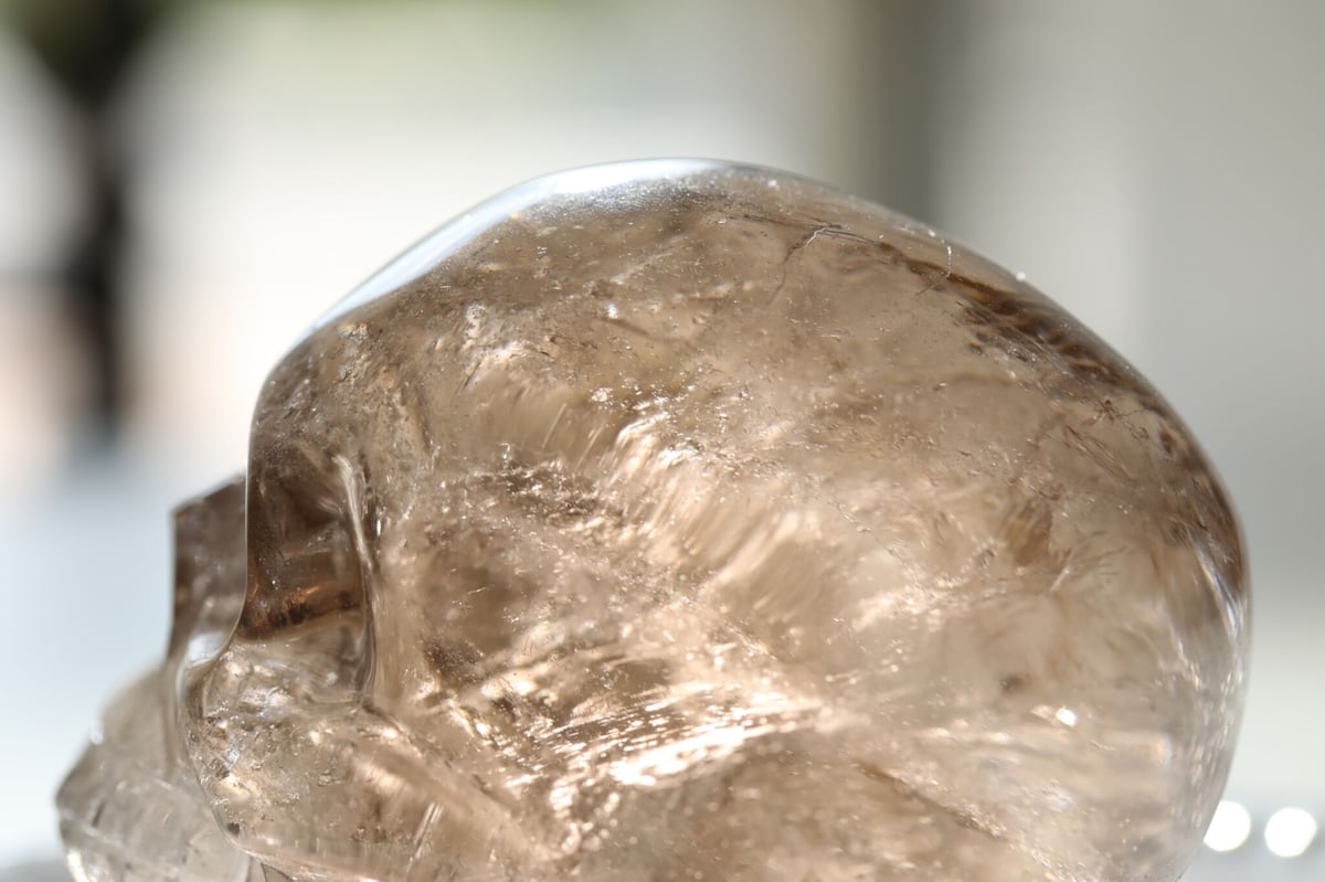 パキスタンスカルドゥHashupi産 ライトスモーキーエッチングクォーツ