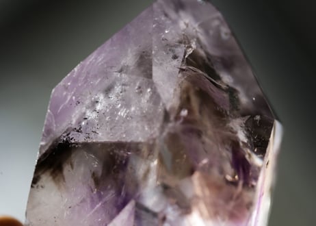 【特別な調和】虹入り トリコロール 水晶 ポイント