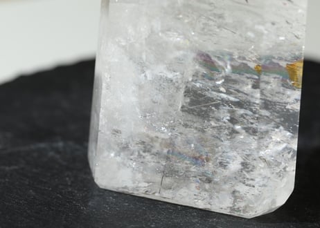 ハイクオリティ　虹入り レムリアンシード 磨き ルチル入り【家を守る】