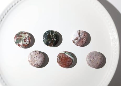 【海の神と繋がる】オーシャンジャスパー おはじき（6個セット）