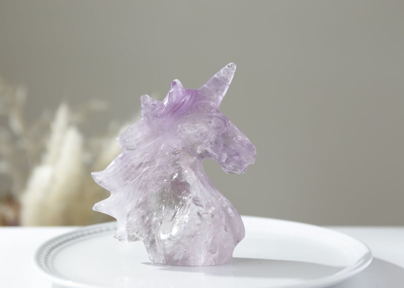 神の化身】ハイクオリティ アメジスト ユニコーン | Y.S.Y24