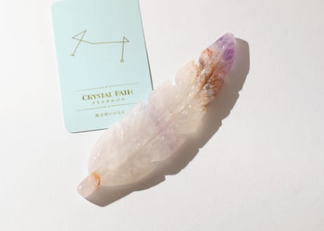 【CRYSTAL PATH クリスタルパス（魔法使いになる）シジル封入 オリジナルカードつき❣️】アメジスト＆アゲートの羽根 ※イベントクーポン使用不可