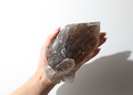 技封入❣️【宇宙意識と接続する】スモーキーゴールドルチルクォーツポイント 【アバンダンスの可能性】 ※イベントクーポン使用不可