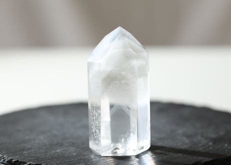技封入❣️【宇宙意識と接続する】 バイーア州産 ホワイトファントムクォーツ ポイント【初雪】 ※イベントクーポン使用不可