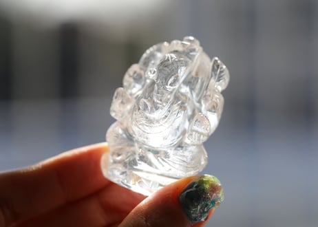 ヒマラヤ水晶 ガネーシャ