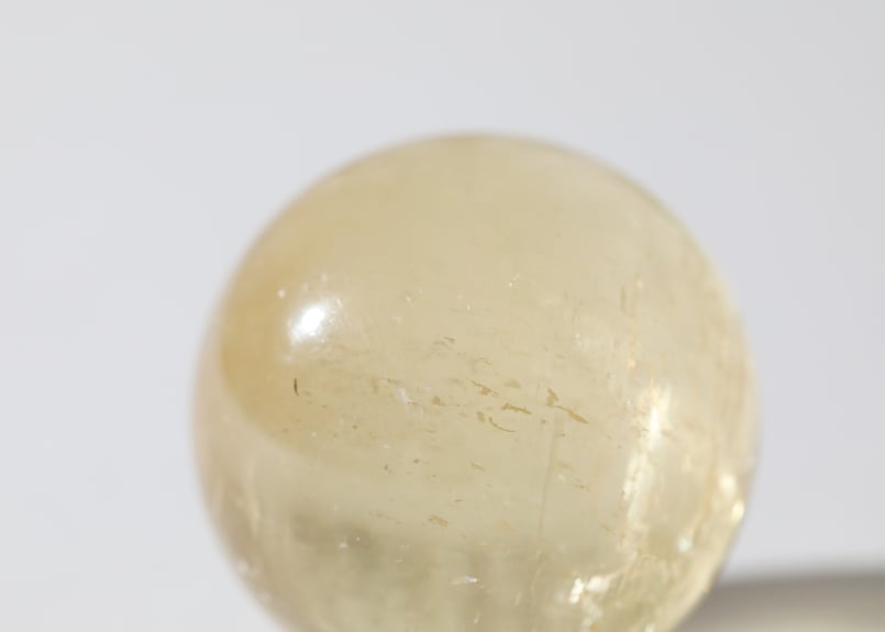 高品質 ゴールデンカルサイトスフィア♡爆虹♡No.2390 金色の種