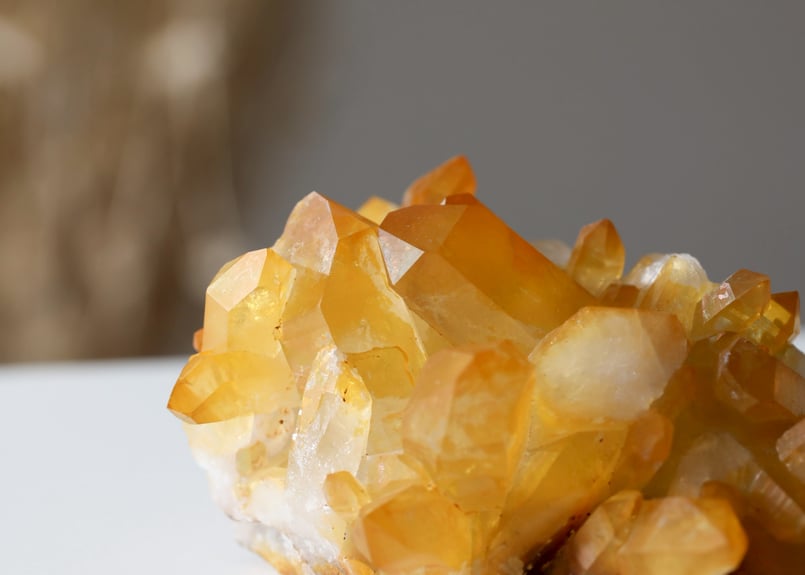 もっちページ  ゴールデンヒーラーミニクラスターとフローライトポイント もっちページ ゴールデンヒーラーミニクラスターとフローライト