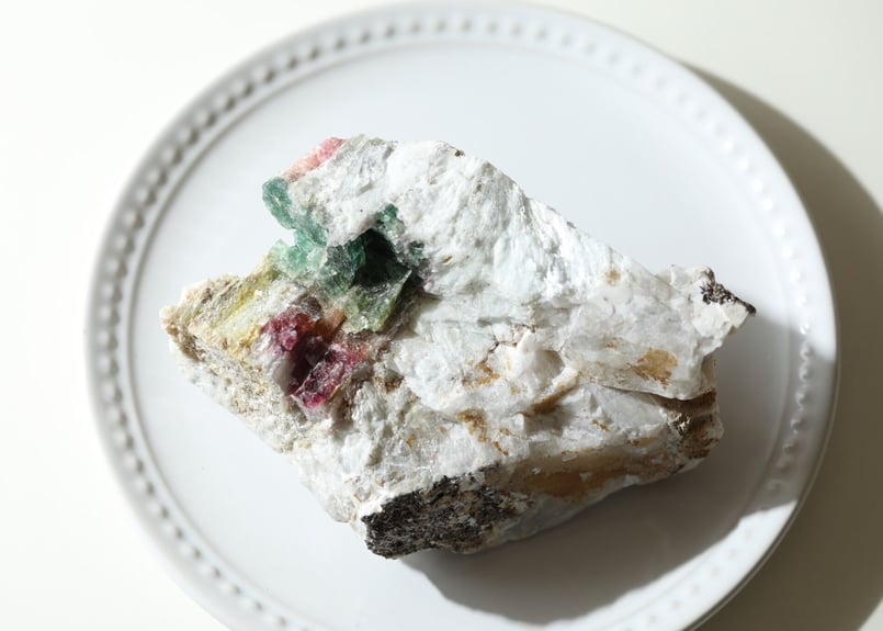 ウォーターメロントルマリン原石 | Y.S.Y24