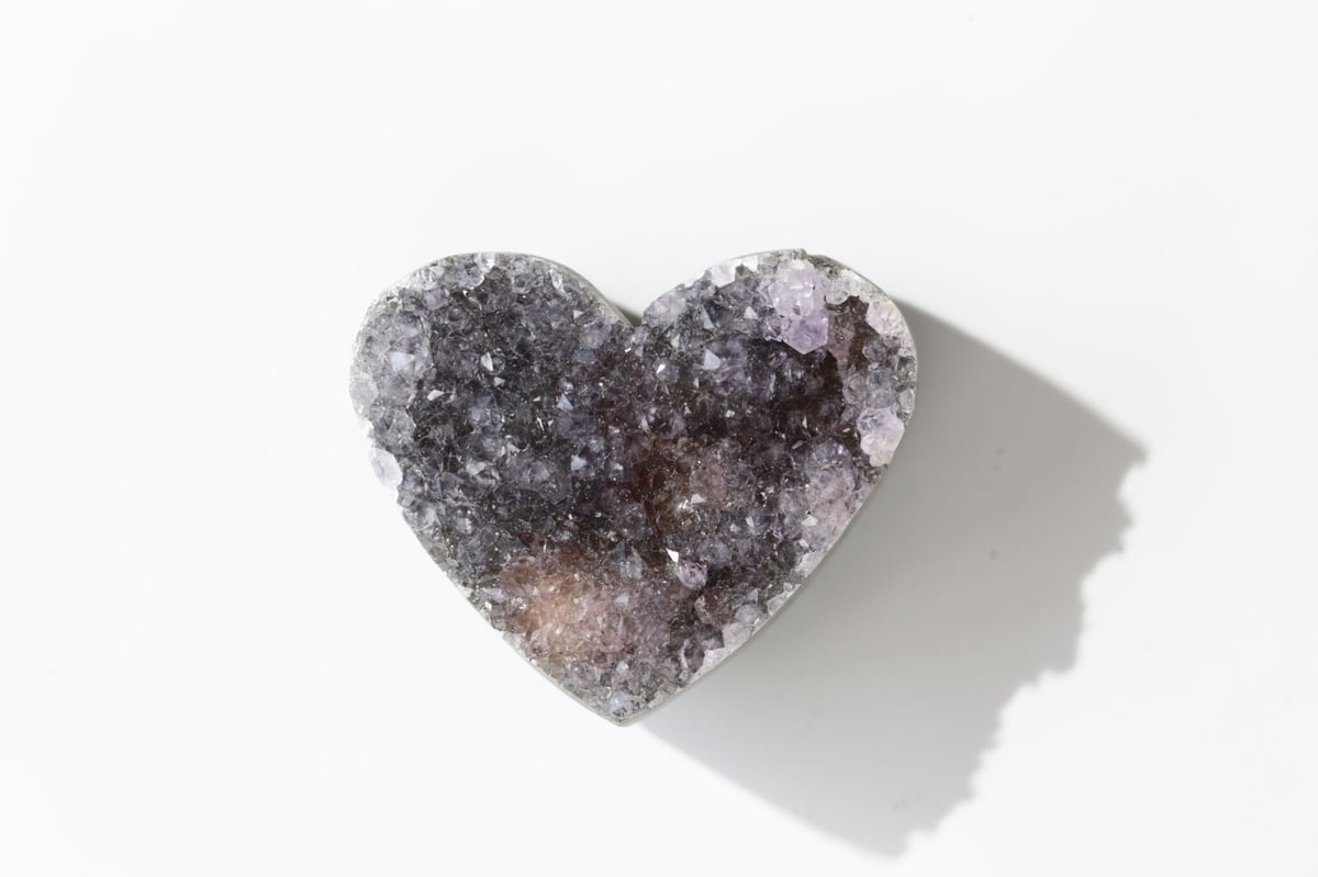 心のかたち】アメジスト クラスター ハート | Y.S.Y24