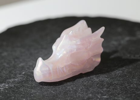 【森林浴】エンジェルオーラ ローズクォーツ ドラゴン