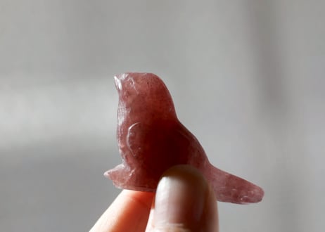 【あなたは特別】ストロベリークォーツのことり
