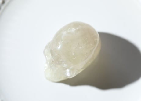 【豊かな星】虹入り ナチュラルシトリン スカル