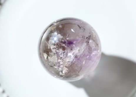 【アカシックレコード】虹入りトリコロール 水晶 スフィア
