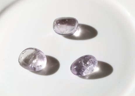 【優しさを添える】ハイクオリティアメジスト タンブル（3個セット）