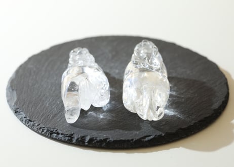 【お金と仲良くなる】クリアクォーツ ヒキュウペア