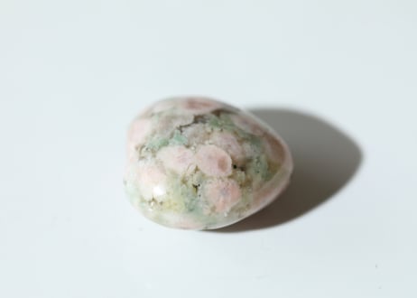 【小さなお花畑】ブルーチェリーブロッサムアゲート ハート
