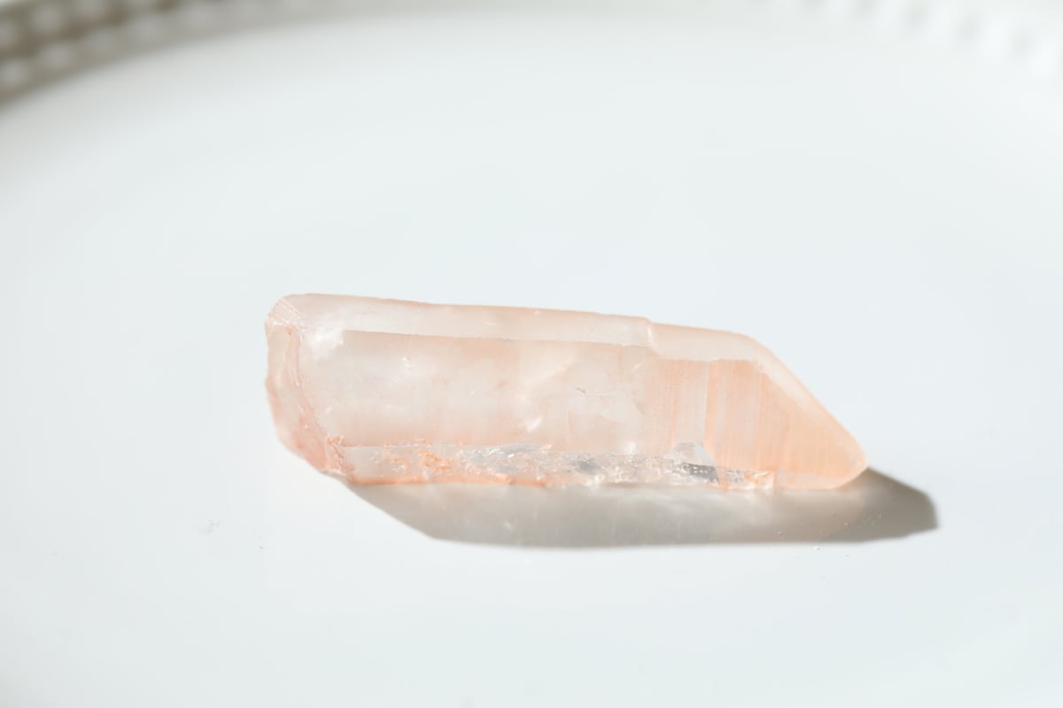 ハートからの願い】ピンクレムリアンクォーツ パストタイムリンク入り