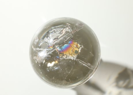 【rainbow butterfly】スーパーレインボーバタフライ スフィア　特別な台座つき