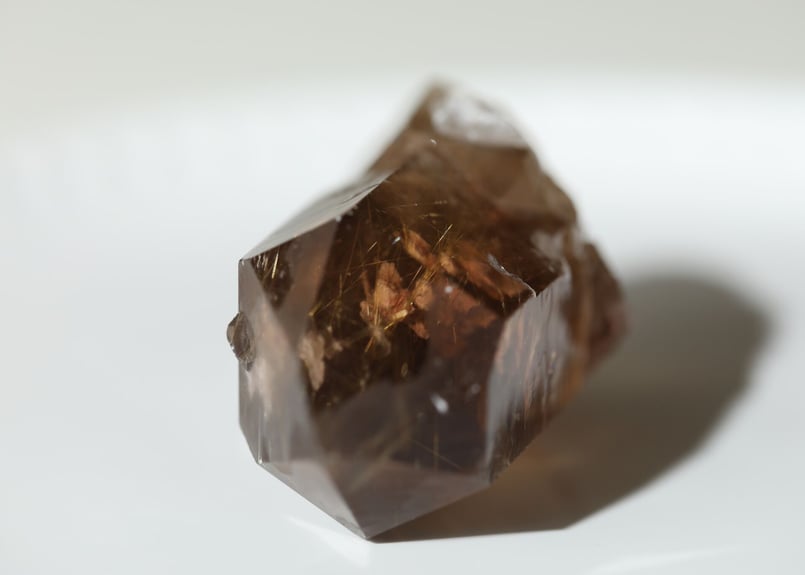 必要な石】スモーキー ゴールドルチル ガーデンクォーツ ポイント