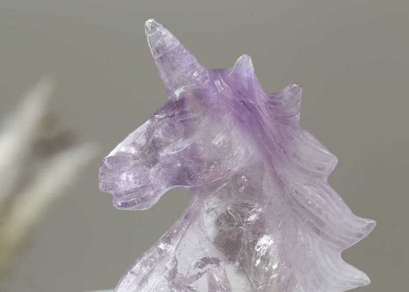 神の化身】ハイクオリティ アメジスト ユニコーン | Y.S.Y24