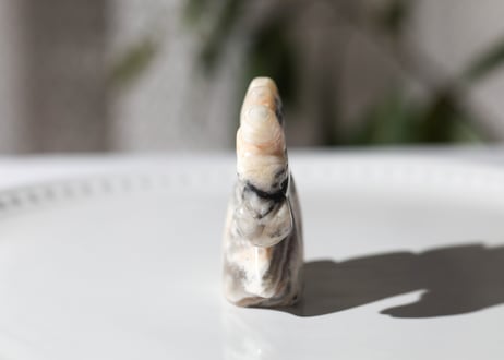 【デザインを楽しむ】クレイジーレースアゲート ユニコーン