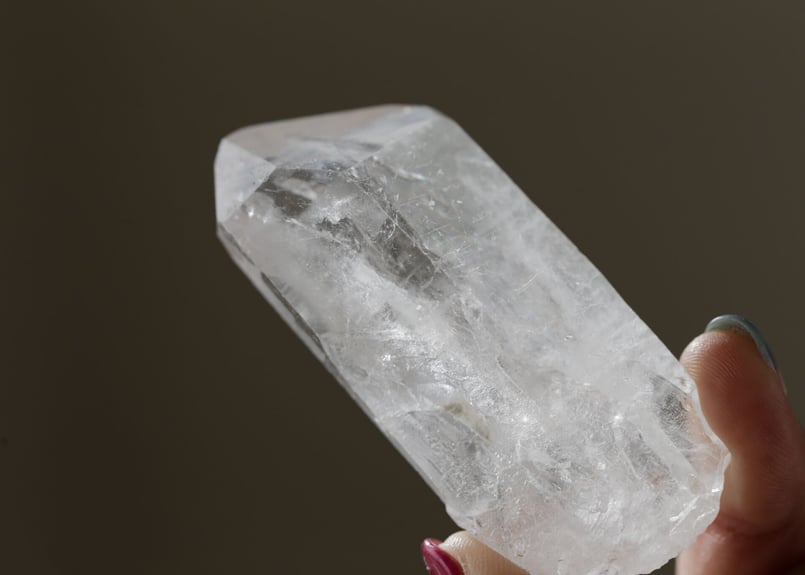 天界の音】虹入りクリアクォーツとクリスタルチューナー | Y.S.Y24