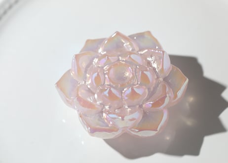 【mystic energy】エンジェルオーラローズクォーツの蓮の花