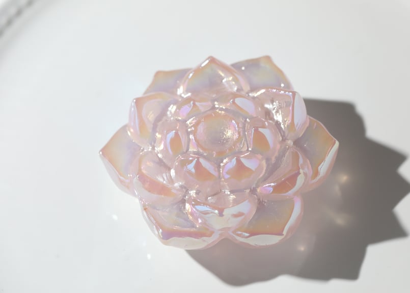 mystic energy】エンジェルオーラローズクォーツの蓮の花 | Y.S.Y24