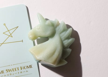 【HOME SWEET HOME ホームスウィートホーム（家内安全）シジル封入 オリジナルカード付き❣️】アマゾナイト ユニコーン ※イベントクーポン使用不可